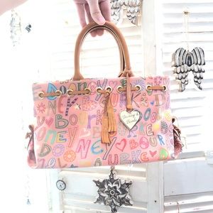 RARE NWOT Dooney & Bourke Small Tulip Tassel Tote